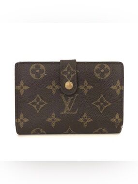 AUTH Louis Vuitton Kisslock Wallet Porte Monnaie Billets Viennois AUTHENTIC